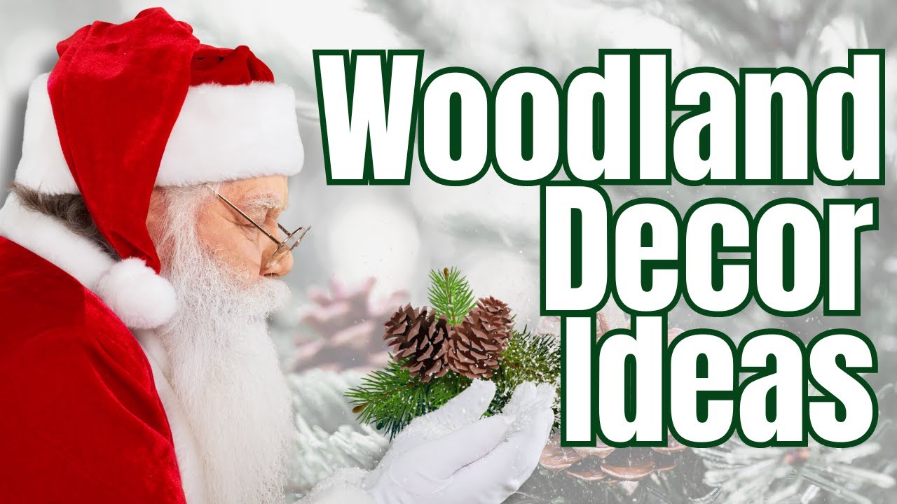 EASY Budget Friendly WOODLAND Christmas Decor DIYs To Make TODAY