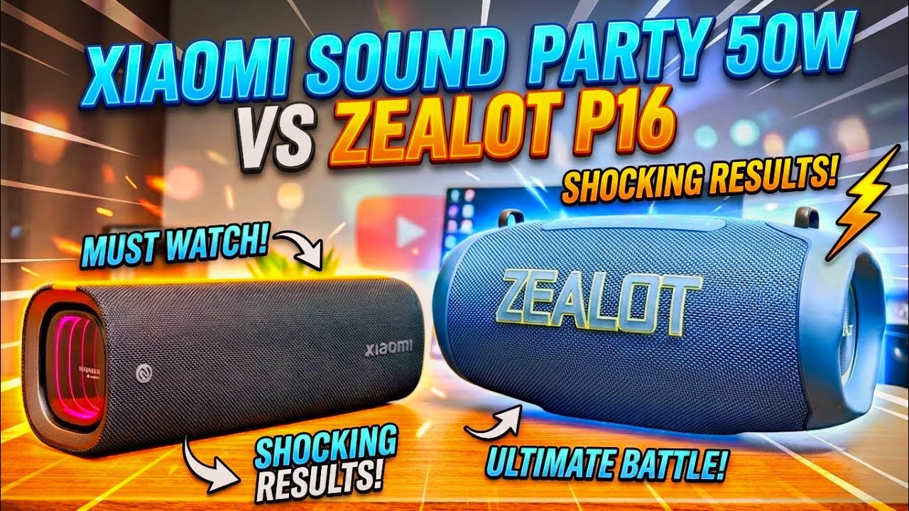 Xiaomi Sound Party 50W VS Zealot P16 