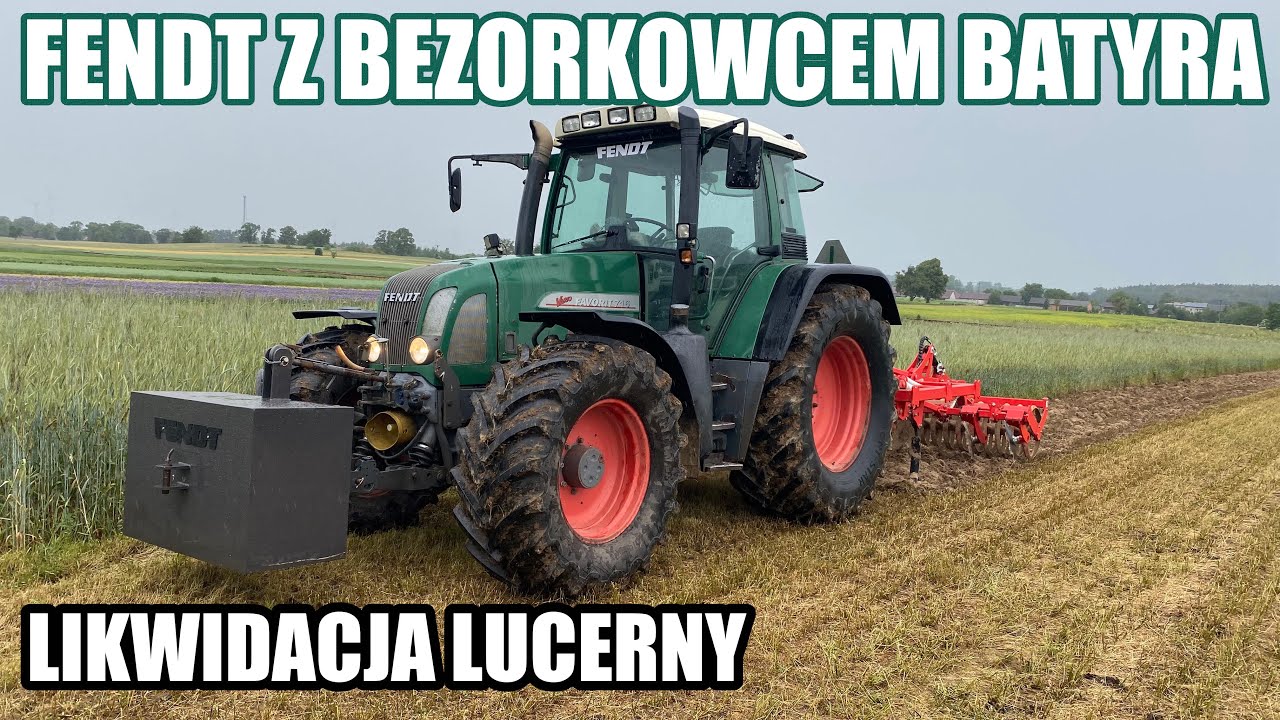FENDT 716 + BATYRA SELECT - LIKWIDACJA LUCERNY I GNOJOWICA