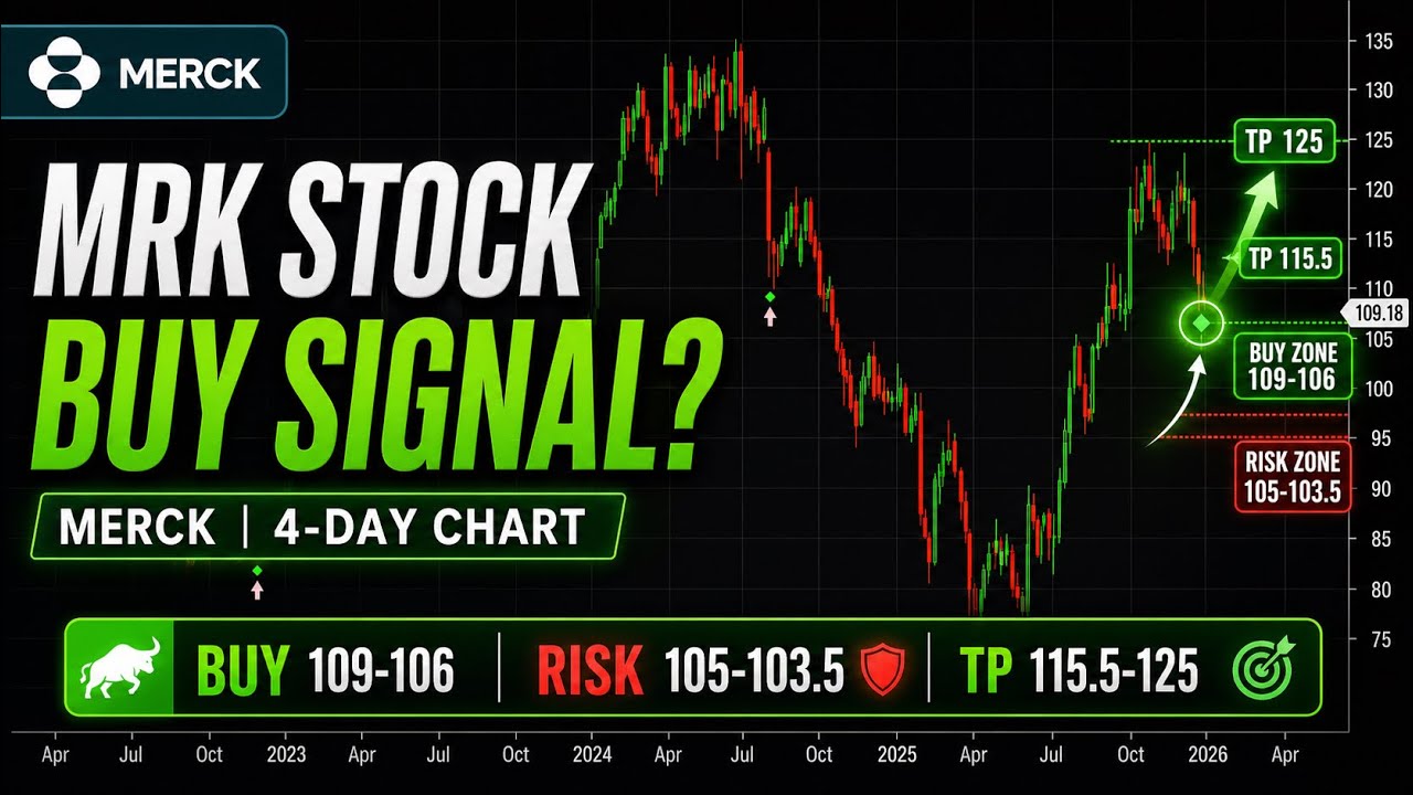 MRK Stock: Buy Signal After Pullback? Key Levels to Watch on Merck