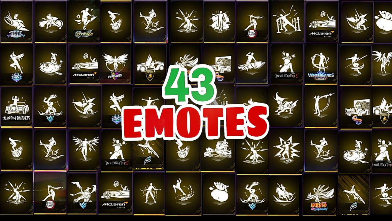 All Arrival Animations Emotes( 2017- 2025)| 43 New Arrival Animation Emote 
