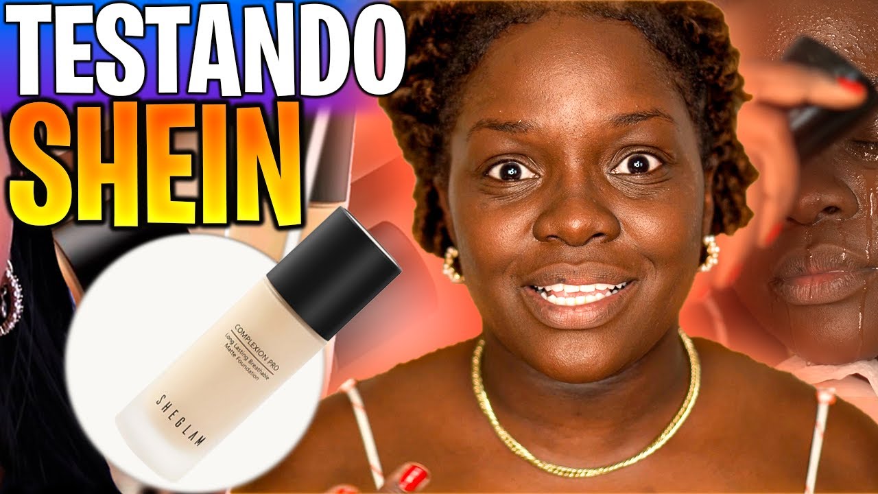 RESENHA da NOVA BASE da SHEIN - em PELE NEGRA