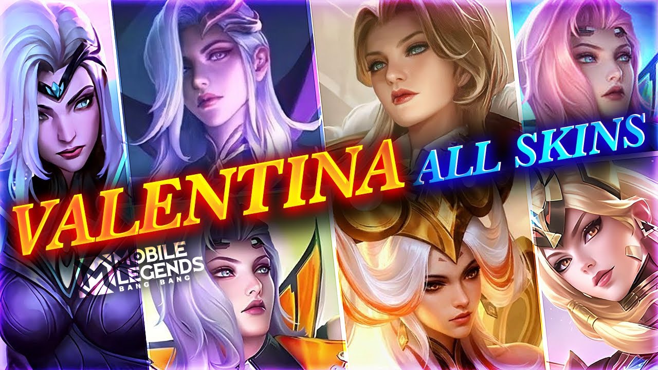 ALL VALENTINA SKINS 2024 | Mobile Legends