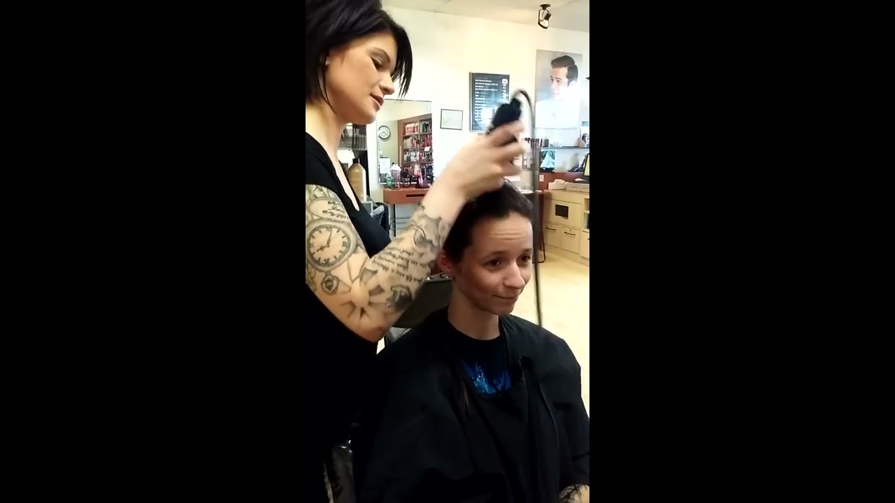 I finally shaved my head!