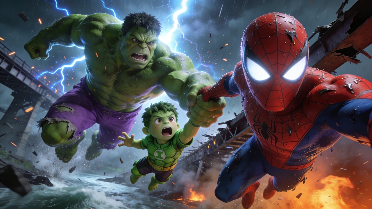 Spider Man Saves Hulk’s Son — But Faces Ultimate Sacrifice