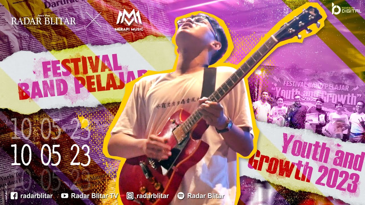 AFTER MOVIE FESTIVAL BAND PELAJAR YOUTH AND GROWTH 2023 | RADAR BLITAR X MERAPI MUSIC