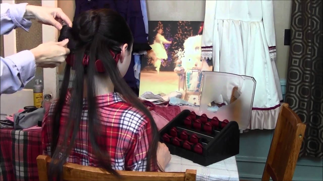 Nutcracker Party Scene Hair Tutorial;  The Sussex Ballet