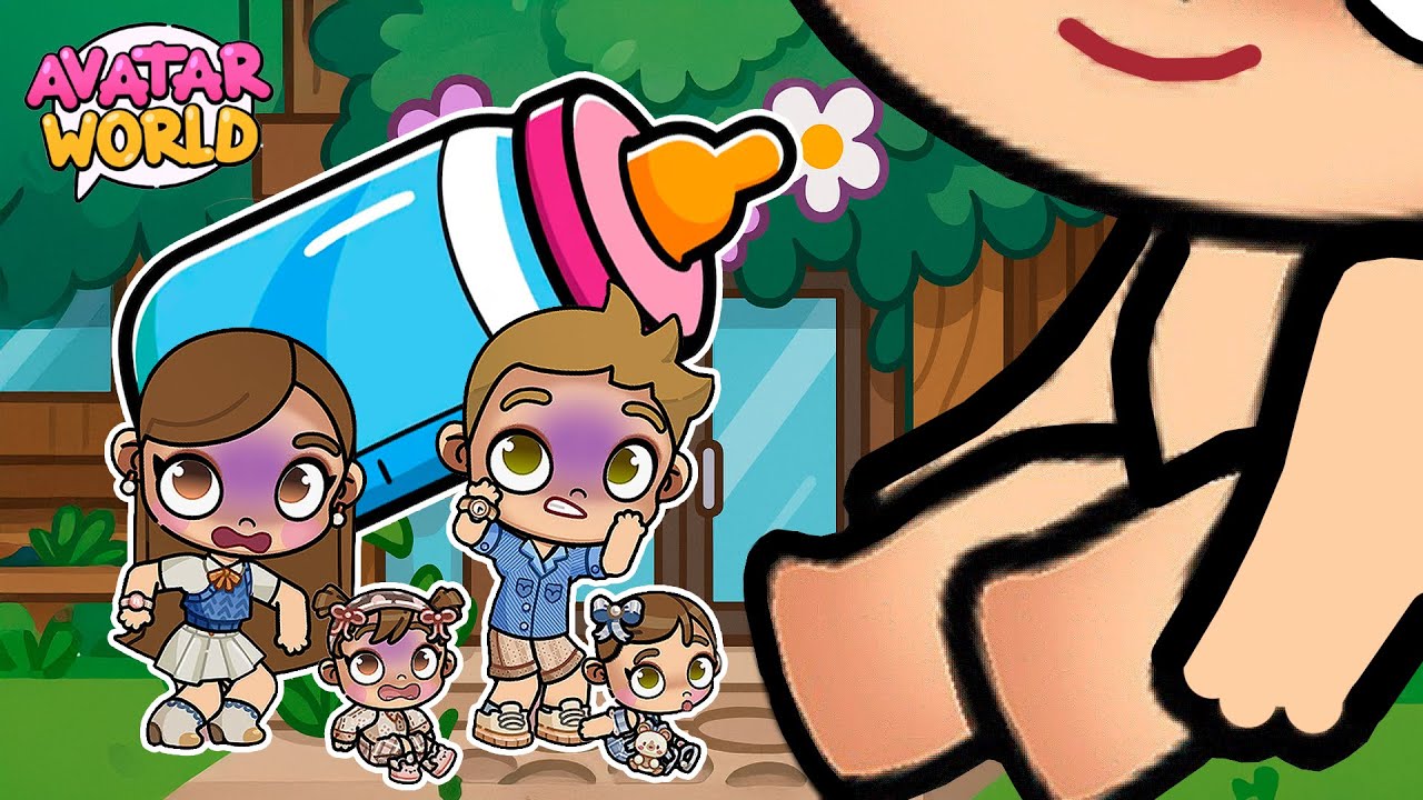 ADOPTAMOS un BEBE GIGANTE 🍼🏠 en AVATAR WORLD | Juanvi Gameplays