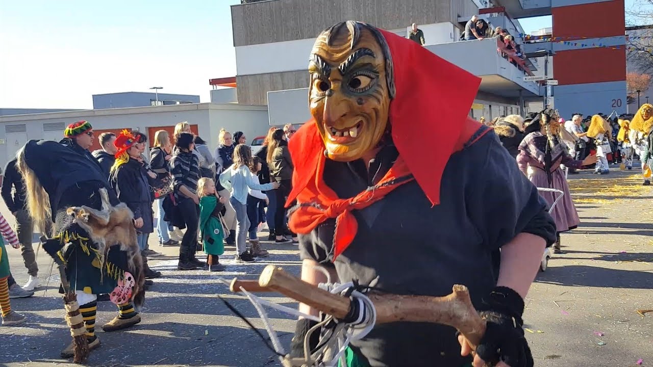 Narrenumzug (Fasching) Frommern 2019 Teil 1 / КАРНАВАЛ В ГЕРМАНИИ 2019, проводы зимы.