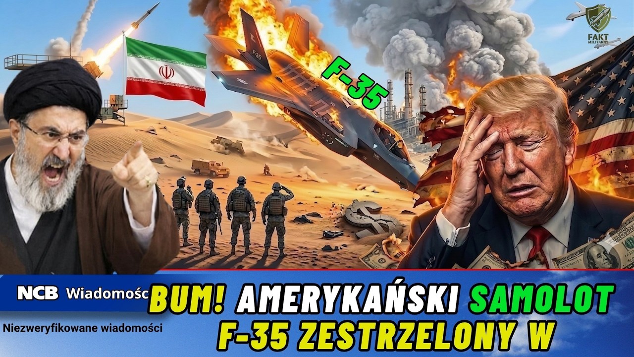 PILOT ZGINĄŁ, SAMOLOT ROZBIŁ SIĘ&rdquo; Iran zniszczy &bdquo;kolejny&rdquo; amerykański myśliwiec F‑35