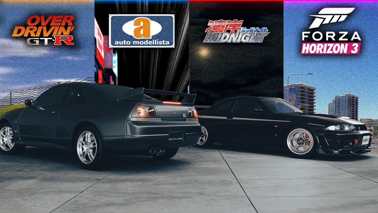 NISSAN SKYLINE GTR R33 in Racing Games