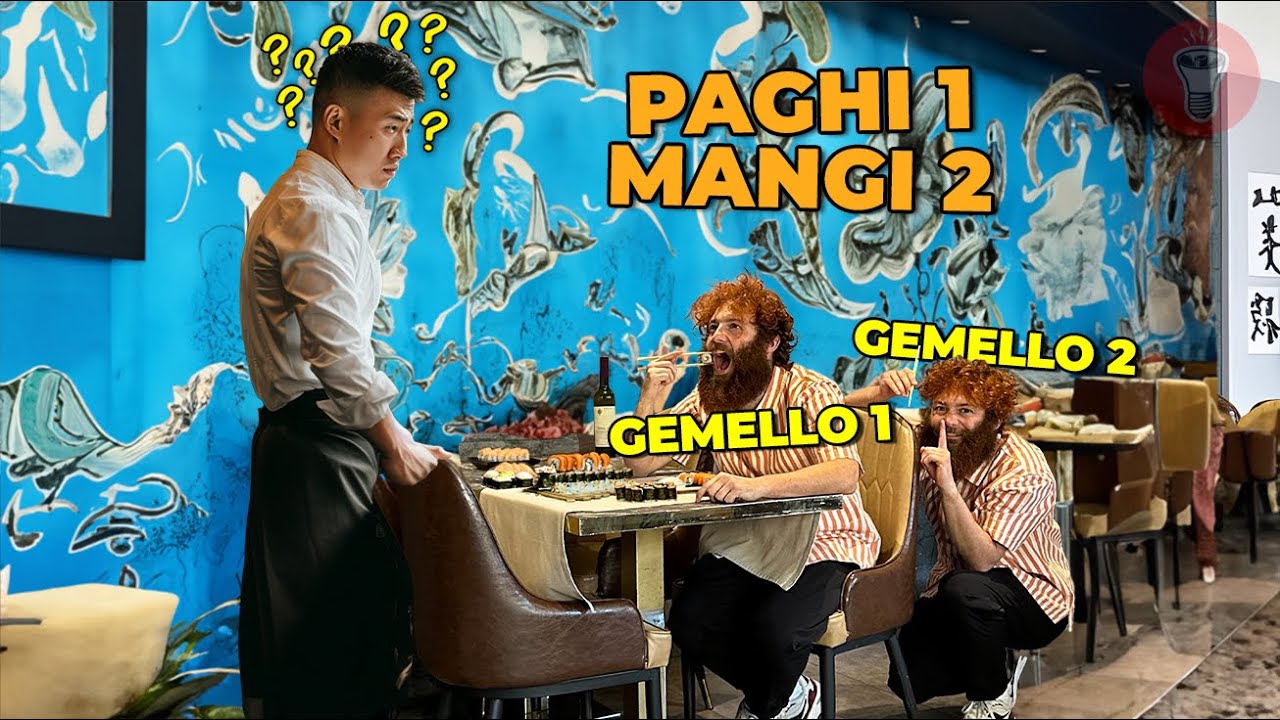 Due Gemelli si Fingono la Stessa Persona per Mangiare Gratis al Sushi All You Can Eat - theShow
