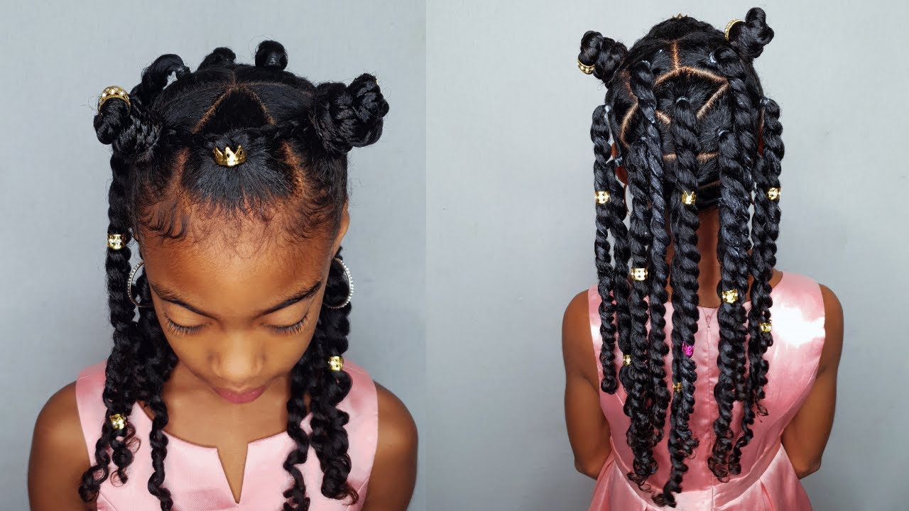 Crown Braids & Buns- Hairstyle for Girls
