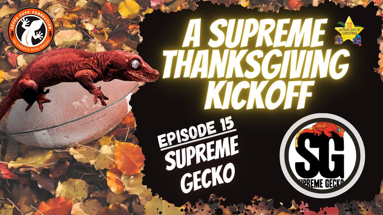 A Supreme Thanksgiving Kickoff- Gecko Cove Podcast 14