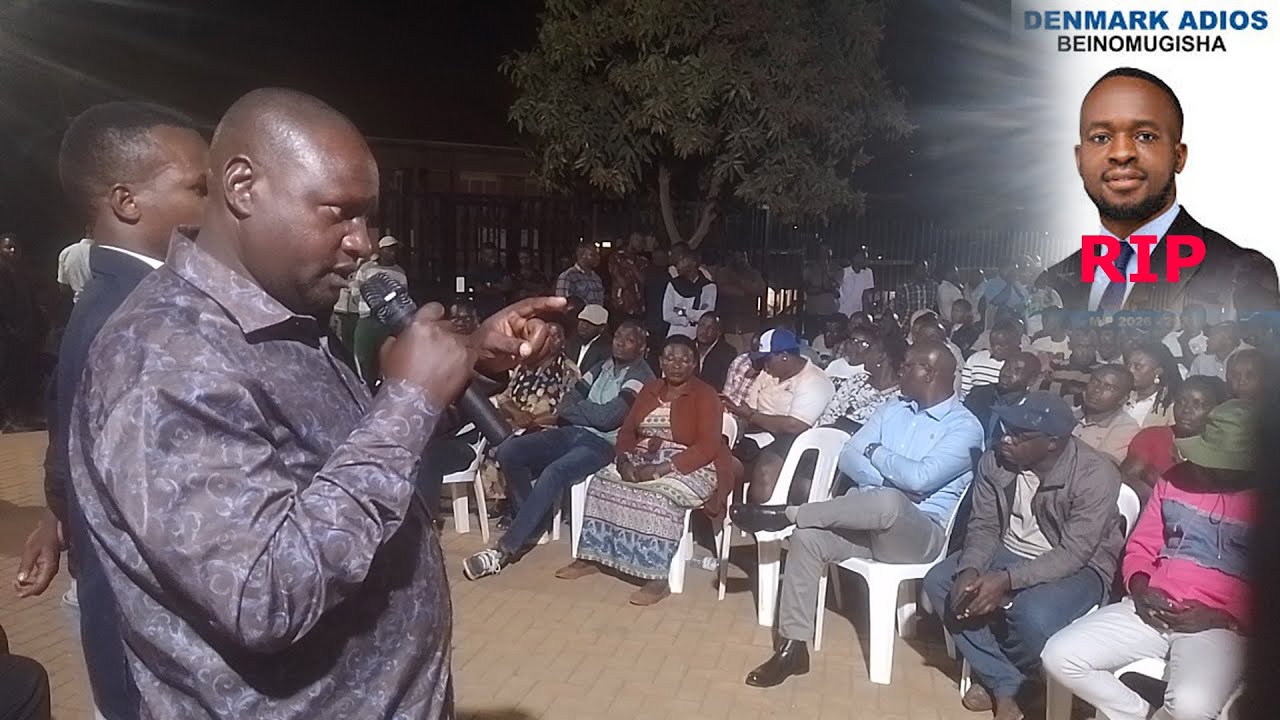 Bright Muhumuza's words at Denmark's Vigil caught the attention of the Mourners.