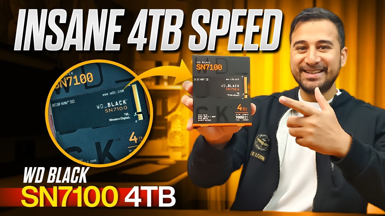 I Bought The Best NVME SSD For Laptop/PC & PS5 | WD Black SN7100 Review