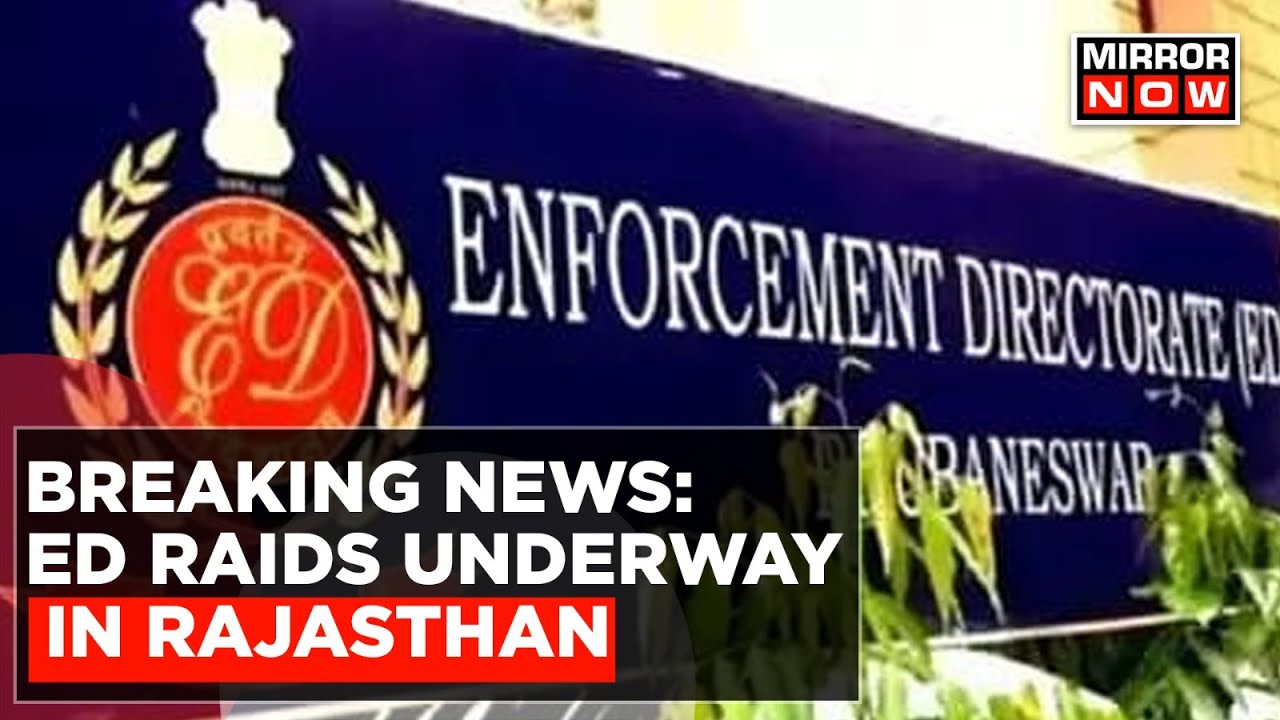 Breaking News: ED Raids Underway In Rajasthan In Paper Leak Case | Latest English News