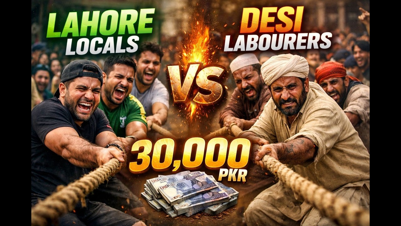 Street Strength Showdown!! Lahore Locals VS Desi Labourers!