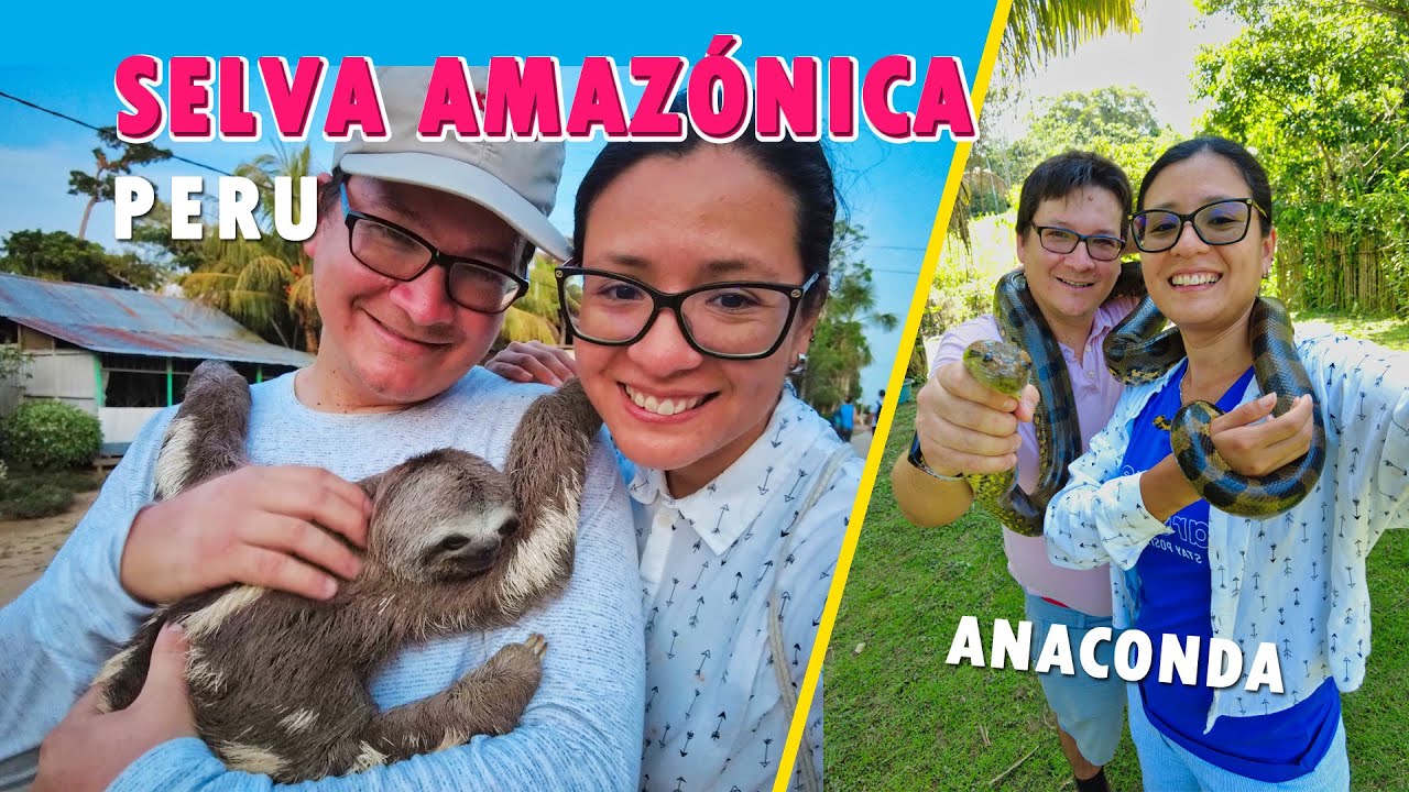 SELVA AMAZÓNICA PERU (Parte 2) | Anaconda, Oso Perezoso