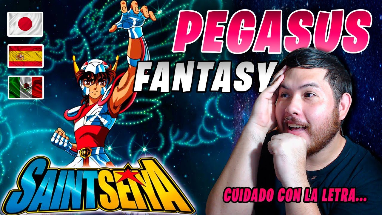 reacción a PEGASUS FANTASY LATINO VS CASTELLANO caballeros del zodiaco opening 1 SAINT SEIYA