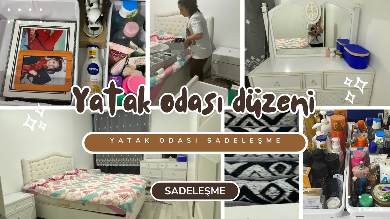 SİZ SÖYLEDİNİZ BEN YAPTIM🙈YATAK ODASI DÜZENİ