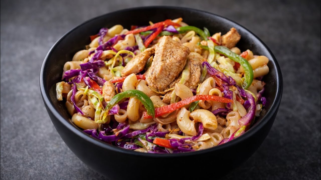 Chinese Style Macaroni Recipe | Quick & Tasty Dinner