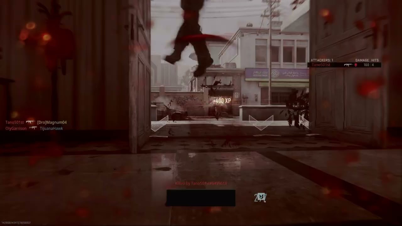 Call Of Duty MW2 Hardpoint using Liquid Hot Blue print and overall first place