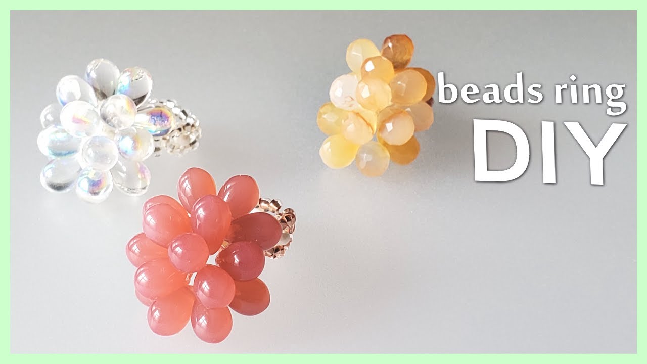 【DIY】 かわいい♡ドロップリング How to make