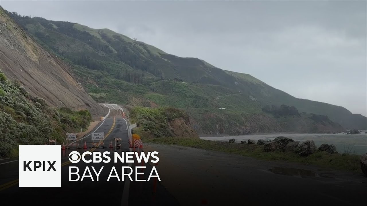 New slides block stretch of Highway 1 near Big Sur