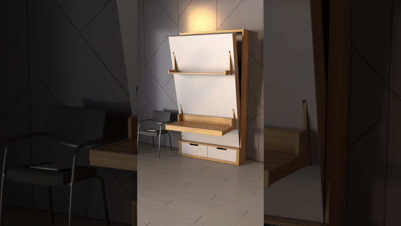 MURPHY BED WITH FOLDING TABLE