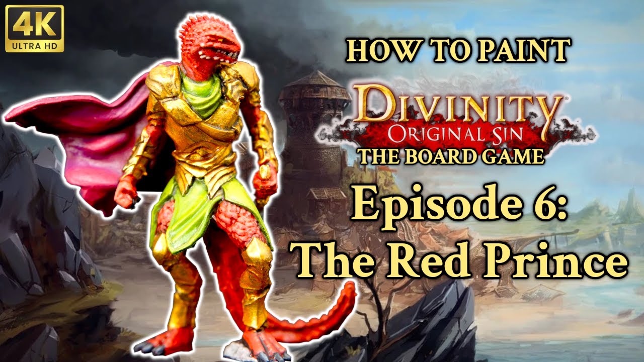 Как нарисовать КРАСНОГО ПРИНЦА - Divinity Original Sin: Настольная игра