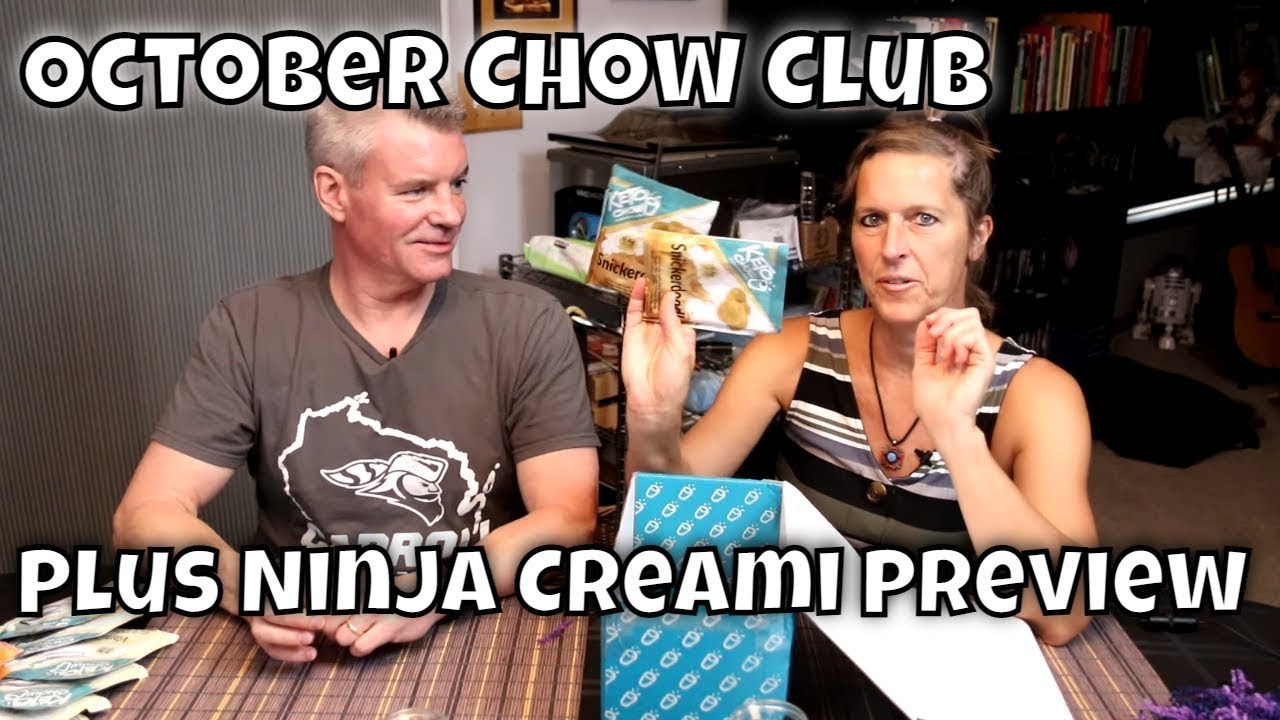 Keto Chow - October Box plus Five More Flavors Reviewed (and some Ninja Creami ice cream)