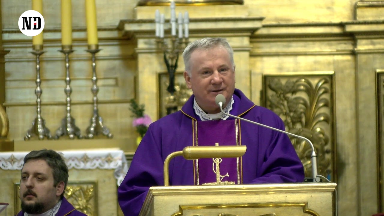 2019-04-17 ks. prof. Tadeusz Guz, Kazanie pasyjne, bazylika Świętego Krzyża