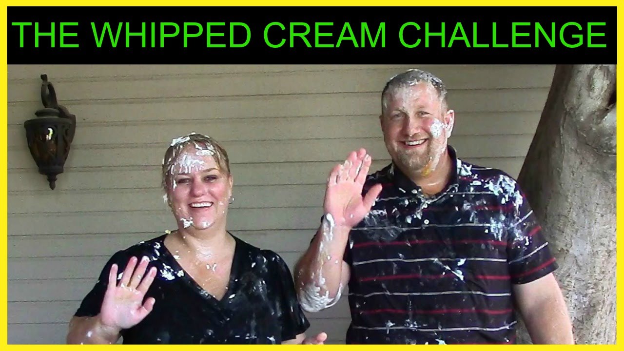THE WHIPPED CREAM CHALLENGE!