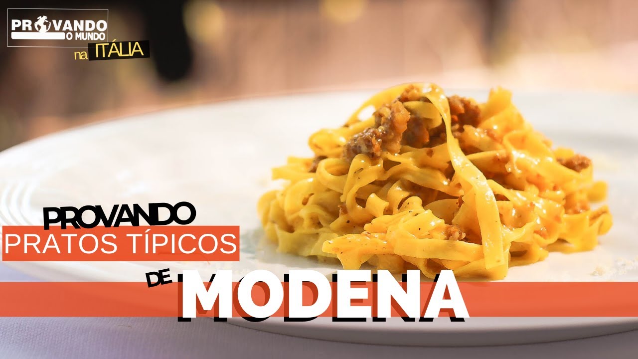 PROVANDO COMIDA TÍPICA em MODENA, Itália! [Legendado T13 E55]
