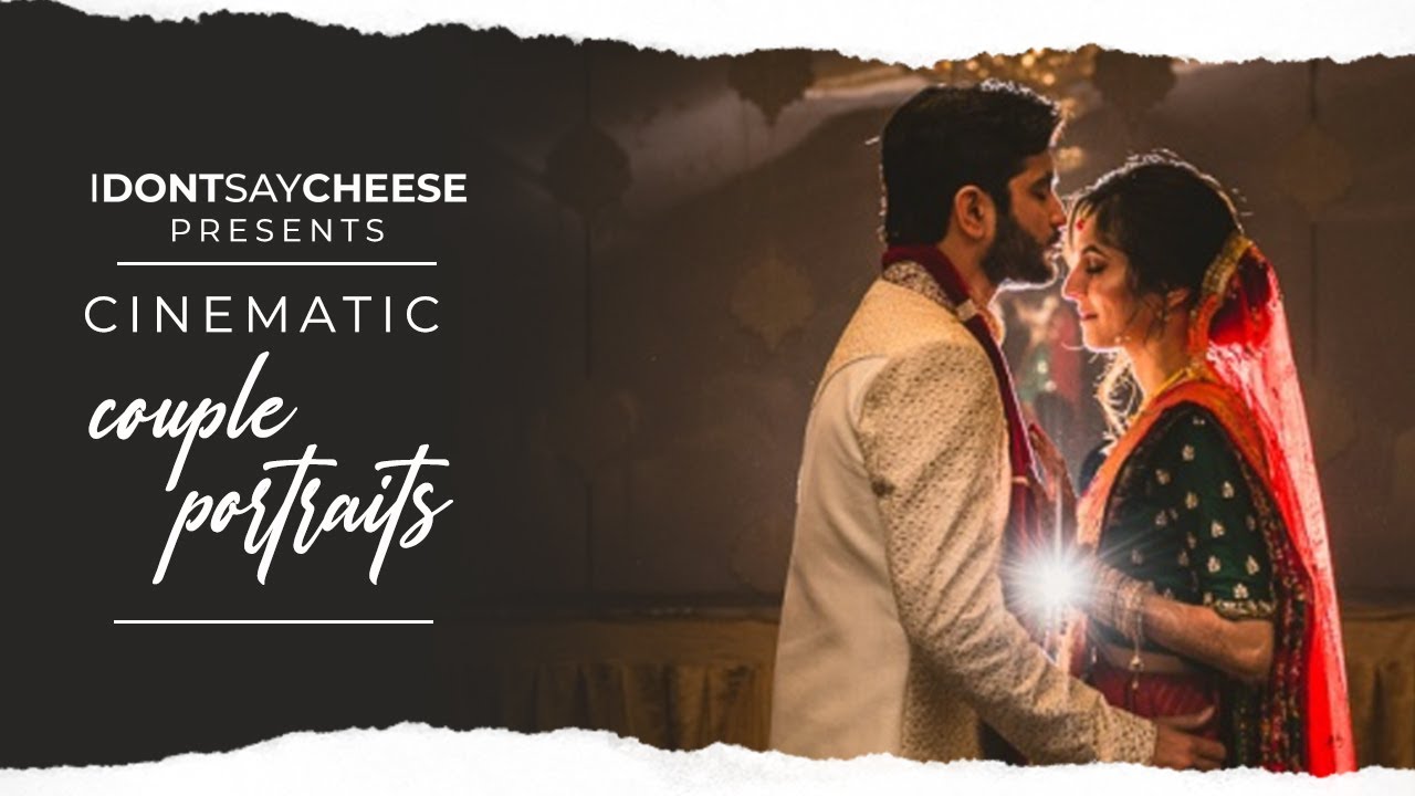 Cinematic Couple Portraits Shoot Teaser - Indian couple wedding portraits