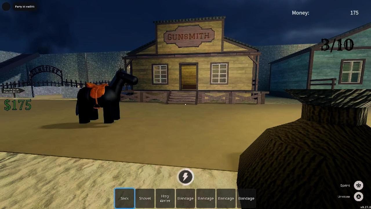 Roblox dead rails playthrough #2