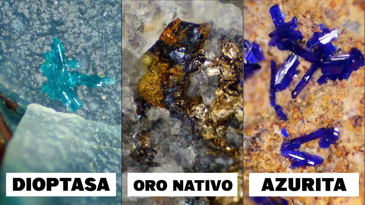 Minerales Micromounts únicos ! jamás había visto cristales así !!