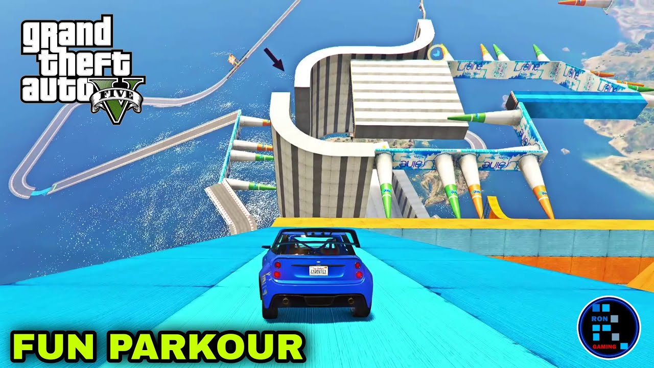 [Hindi] GTA V | AMAZING PARKOUR WITH SUPER FUN