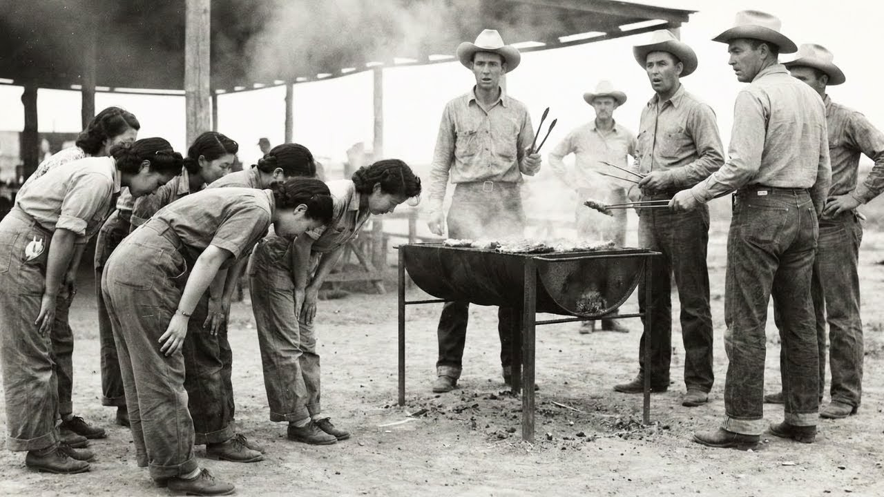 Cowboys Started The BBQ — Seconds Later, Japanese POW Women Did Something That Stunned Them