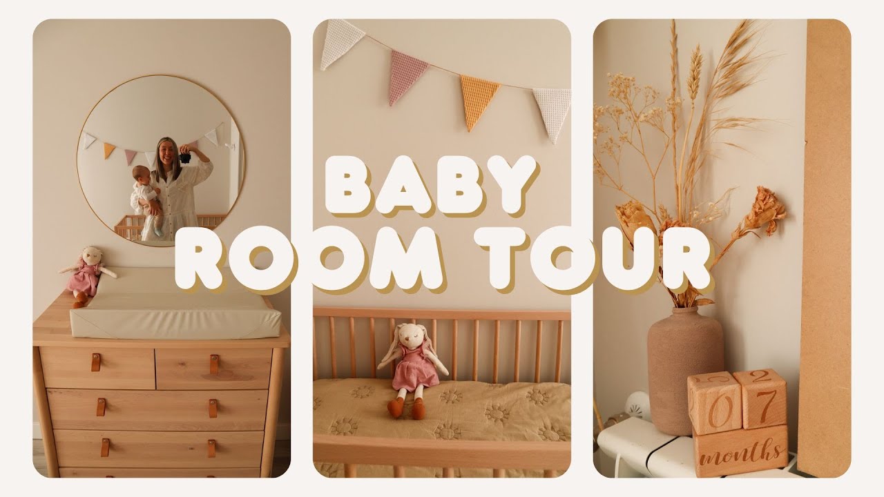 BABY ROOM TOUR | ideas de decoración boho - habitación bebé🌾