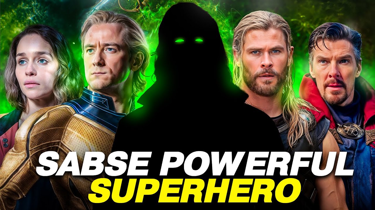 Top 10 Most Powerful MCU Superheroes in The Multiverse Saga | Explained in Hindi