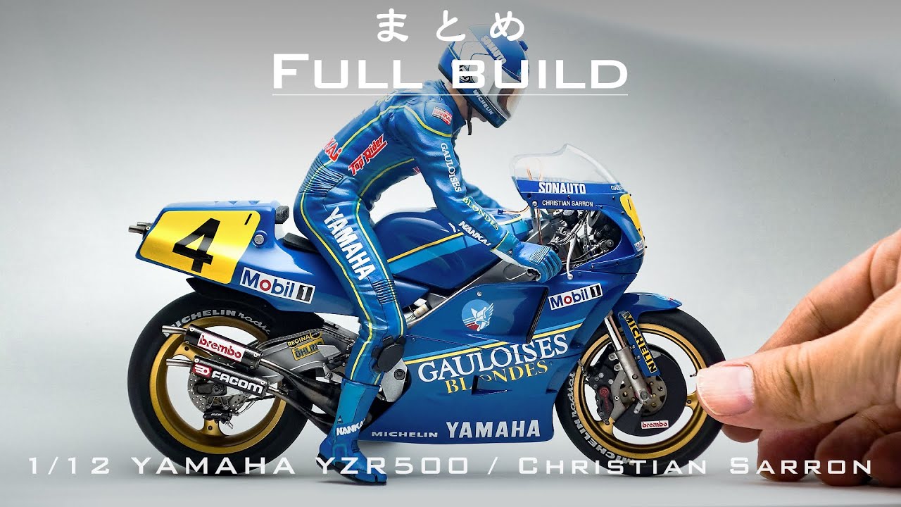 Сборка '89YZR500 и Кристиан Саррон [пластиковая модель]
