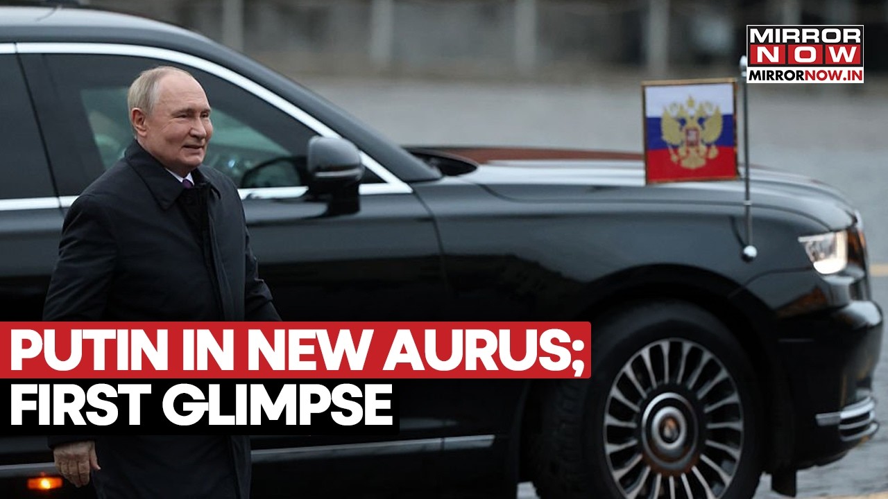 Putin In New AURUS Rolls Out For First Time In Kazan Kremlin  For Russia-ASEAN Summit | Watch