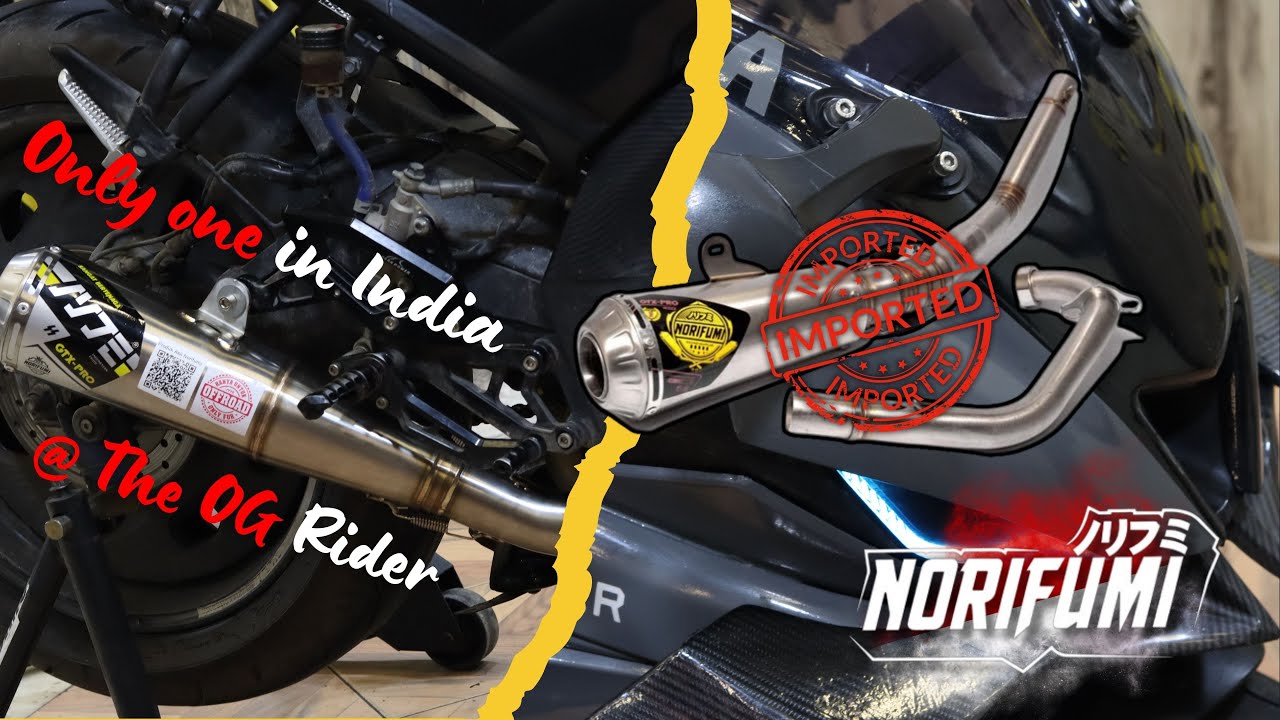 Finally !! Orignal exhaust for R15 @The_OGRider
