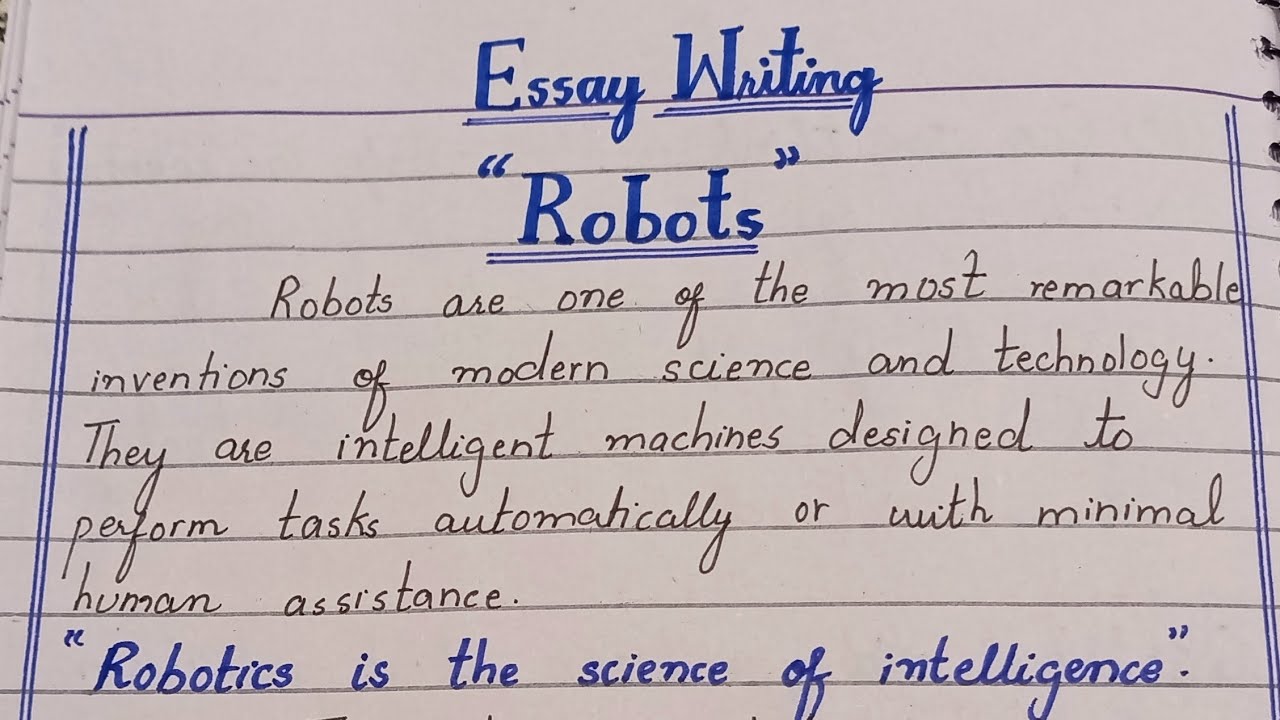 Essay writing on topic 