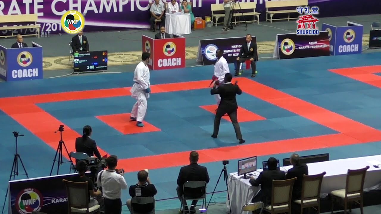 AKF2019 Sinior Kumite Male +84kg Final HAMEDI TAREG vs KAGAWA HIDEYOSHI