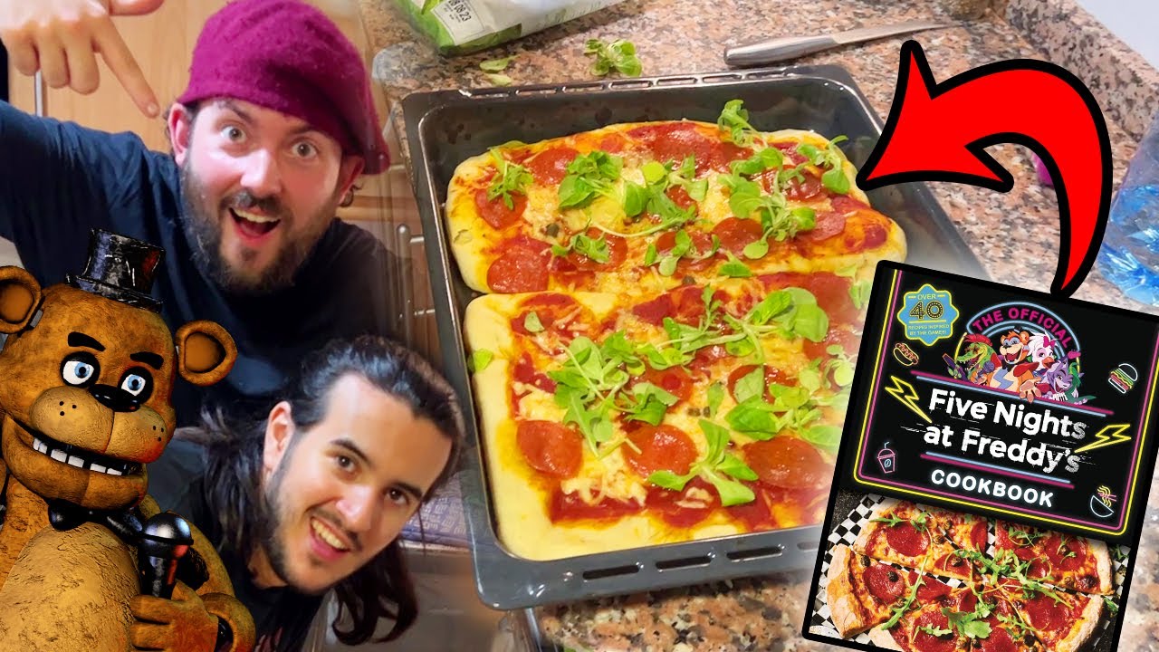 COCINA de FNAF con INUYA JUEGA | Freddy Fazbear's Pepperoni X-Press | FNaF OFFICIAL COOKBOOK