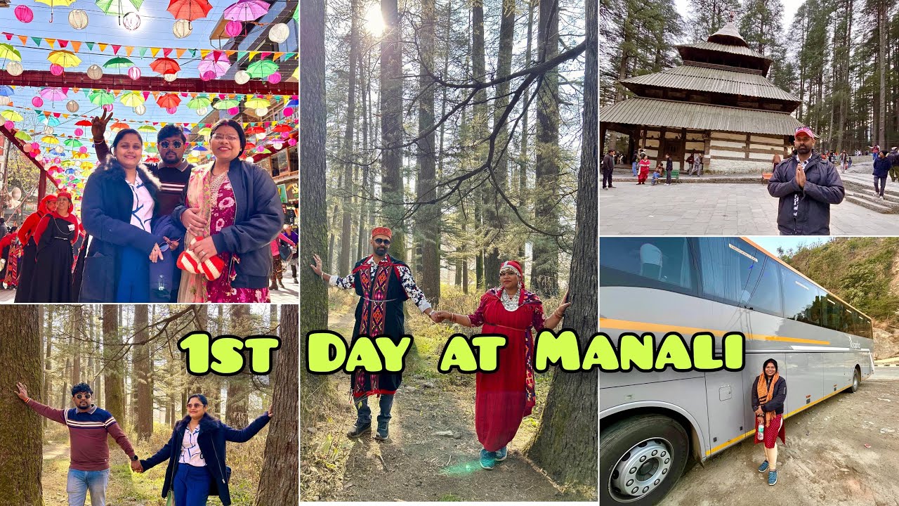 🏔️🏡Mall road 🌲Banvihar 🛕Hidimba temple buli dekhilu🧿😍