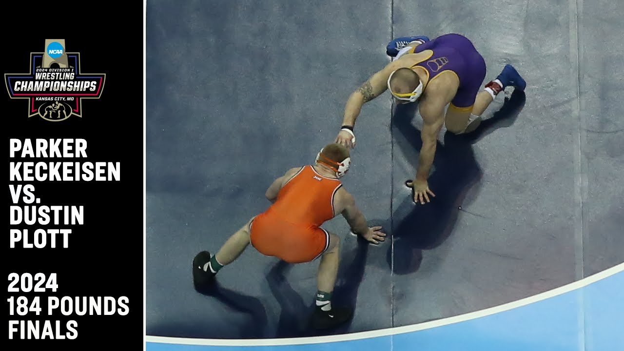 Parker Keckeisen v. Dustin Plott: 2024 NCAA wrestling championship (184 pounds)